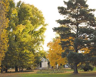 extensive gardens