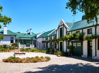 The front of the homestead restored